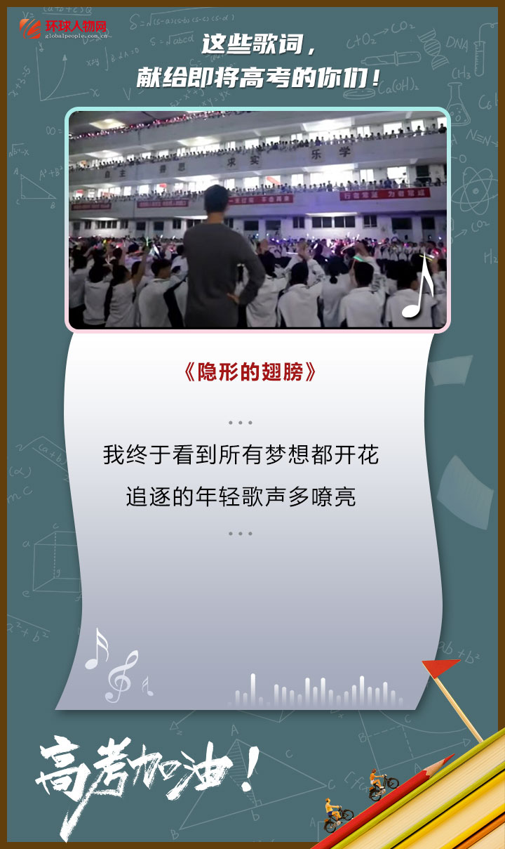 這些歌詞，獻(xiàn)給即將高考的你們！